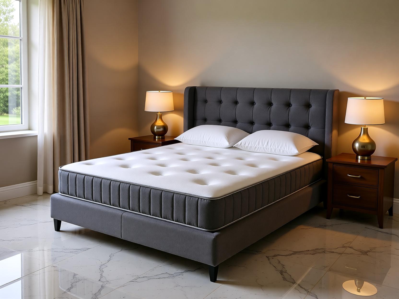 Bamboo Memory Foam Sprung Tufted Mattress| Sleep Comfi Beds - Sleepcomfibeds