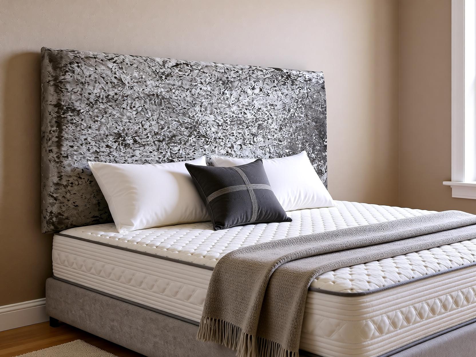 Buckingham Upholstered Divan Headboard | Sleep Comfi Beds - Sleepcomfibeds