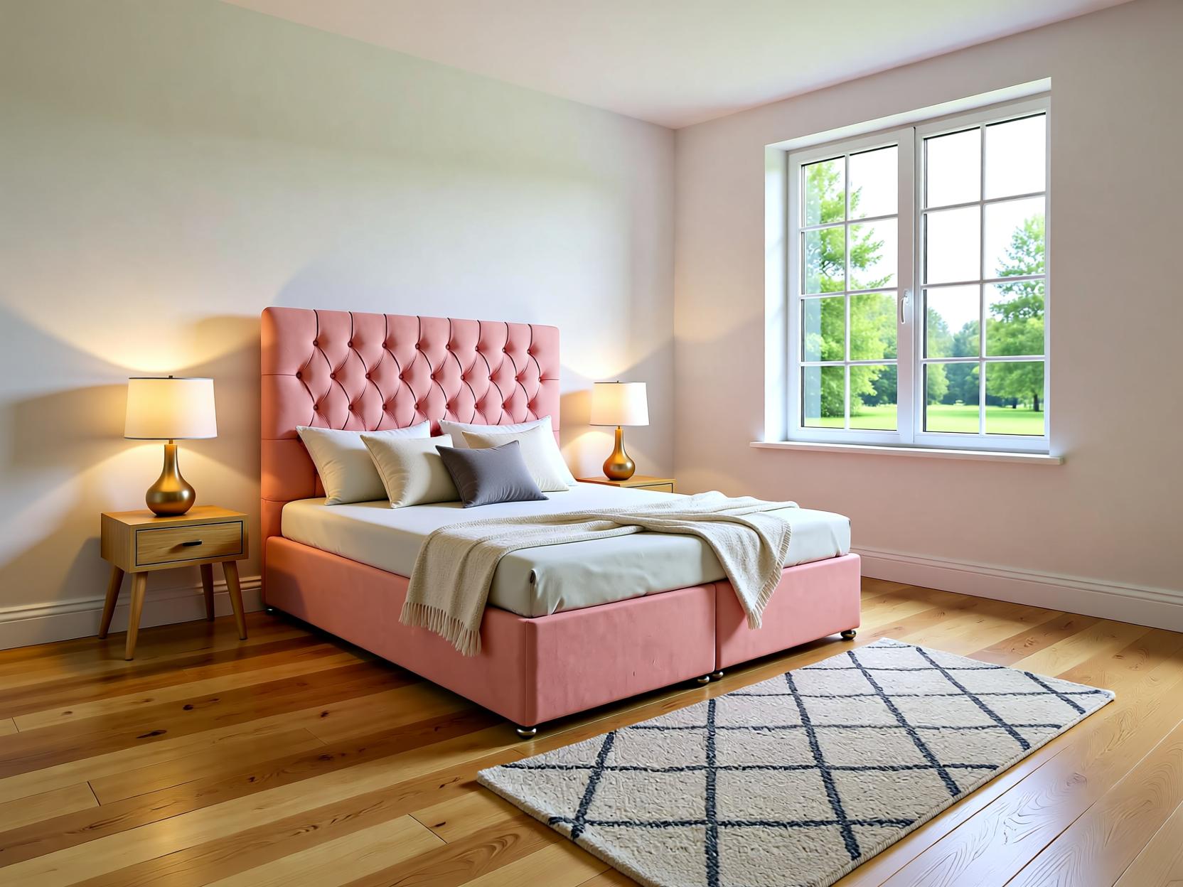 Eterna Ottoman Storage Divan Bed Set with Floor Standing Headboard | Sleep Comfi Beds - Sleepcomfibeds