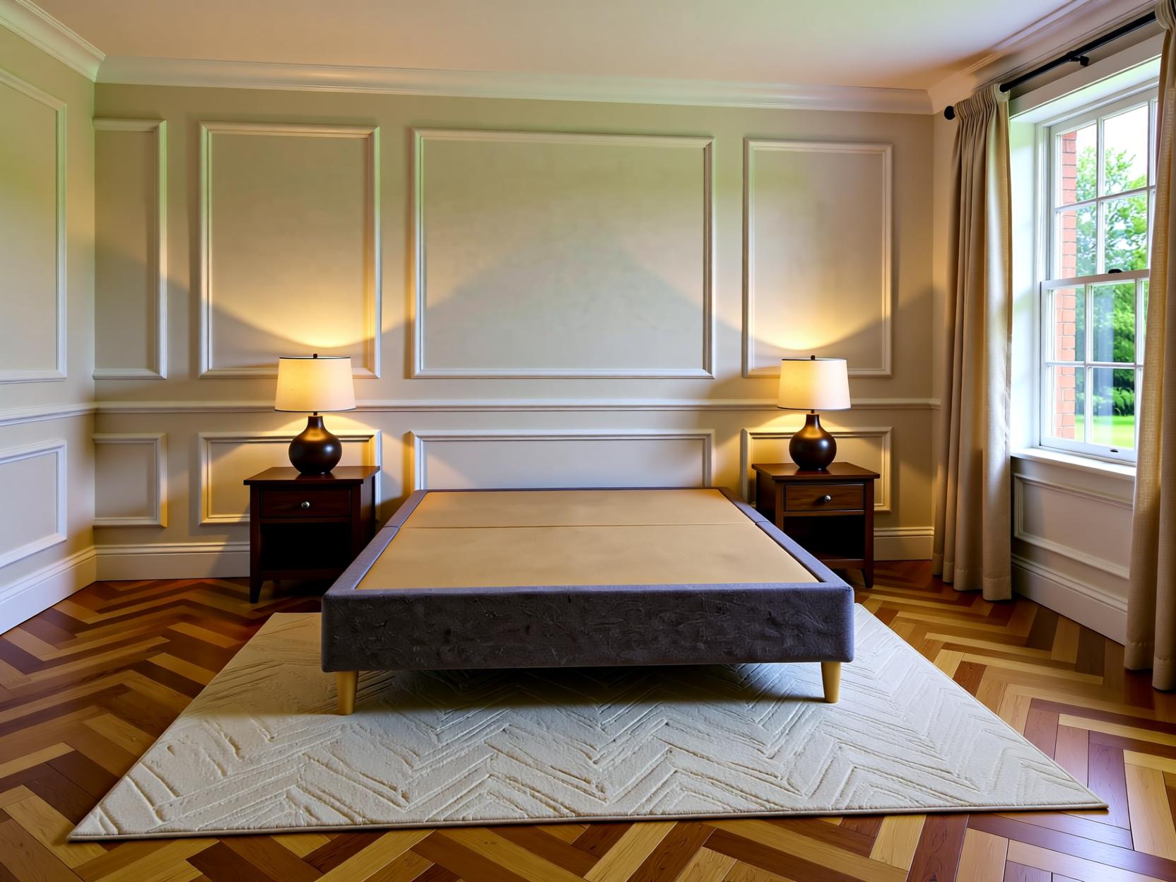 Low Divan Bed Base on Wooden Legs Only | Sleep Comfi Beds - Sleepcomfibeds