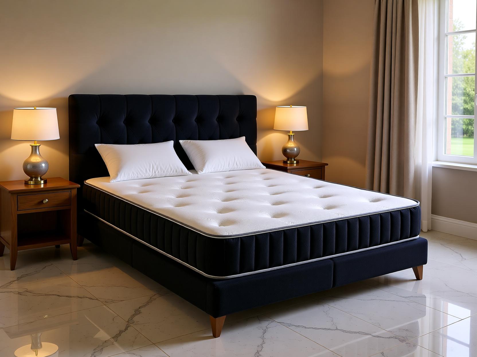 Luxury Memory Foam 1000 Sprung Tufted Mattress| Sleep Comfi Beds - Sleepcomfibeds