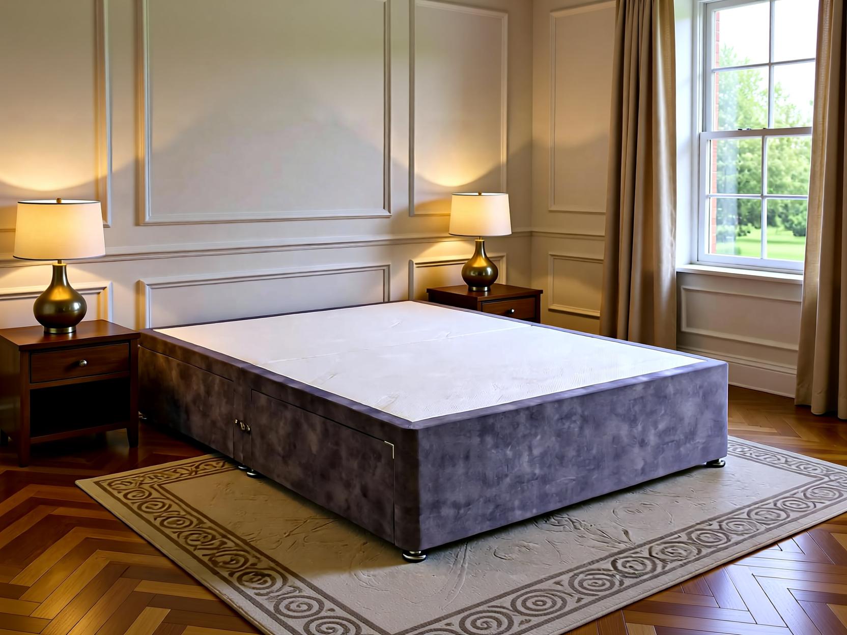 Reinforced Heavy Duty Divan Bed Base Only | Sleep Comfi Beds - Sleepcomfibeds