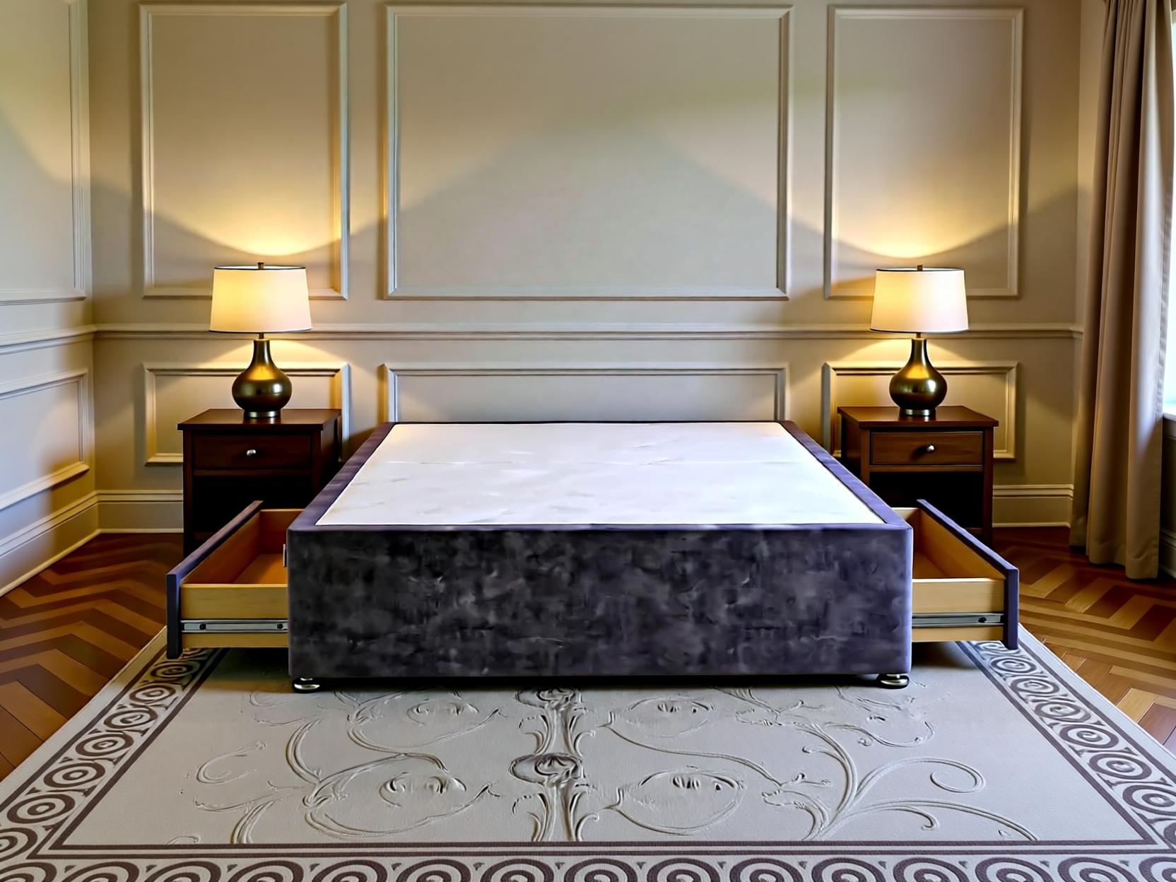 Reinforced Heavy Duty Divan Bed Base Only | Sleep Comfi Beds - Sleepcomfibeds