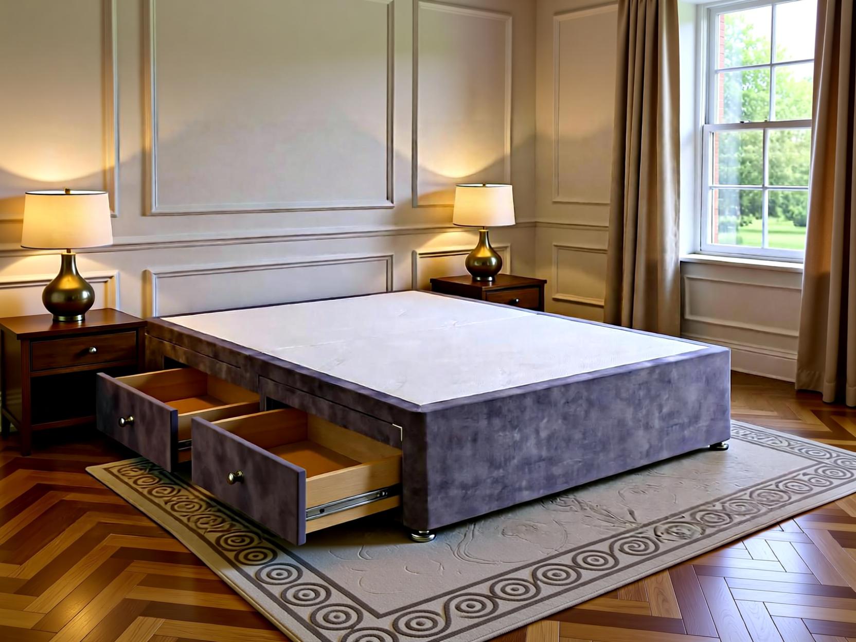 Reinforced Heavy Duty Divan Bed Base Only | Sleep Comfi Beds - Sleepcomfibeds