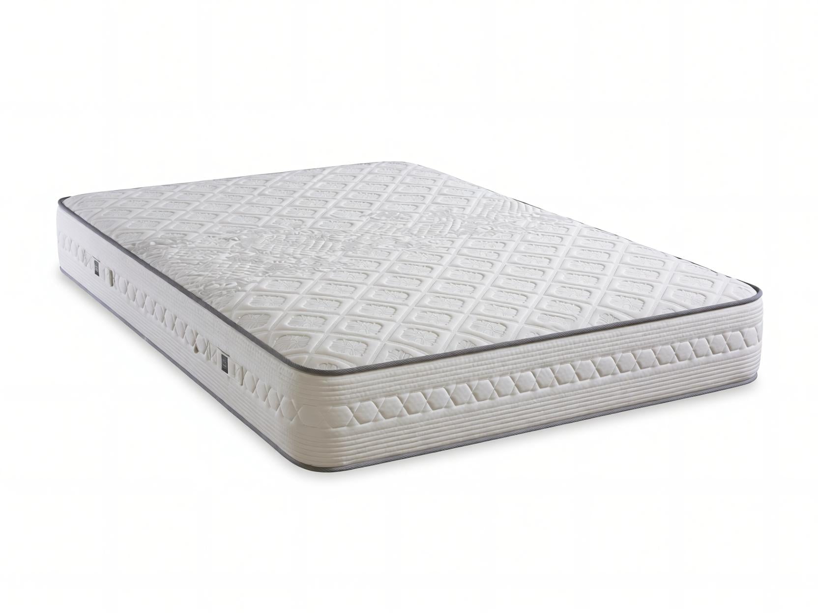 Sleep Comfi Pandora 3000 pocket sprung memory foam mattress on a bed, showcasing its plush surface and supportive design.
