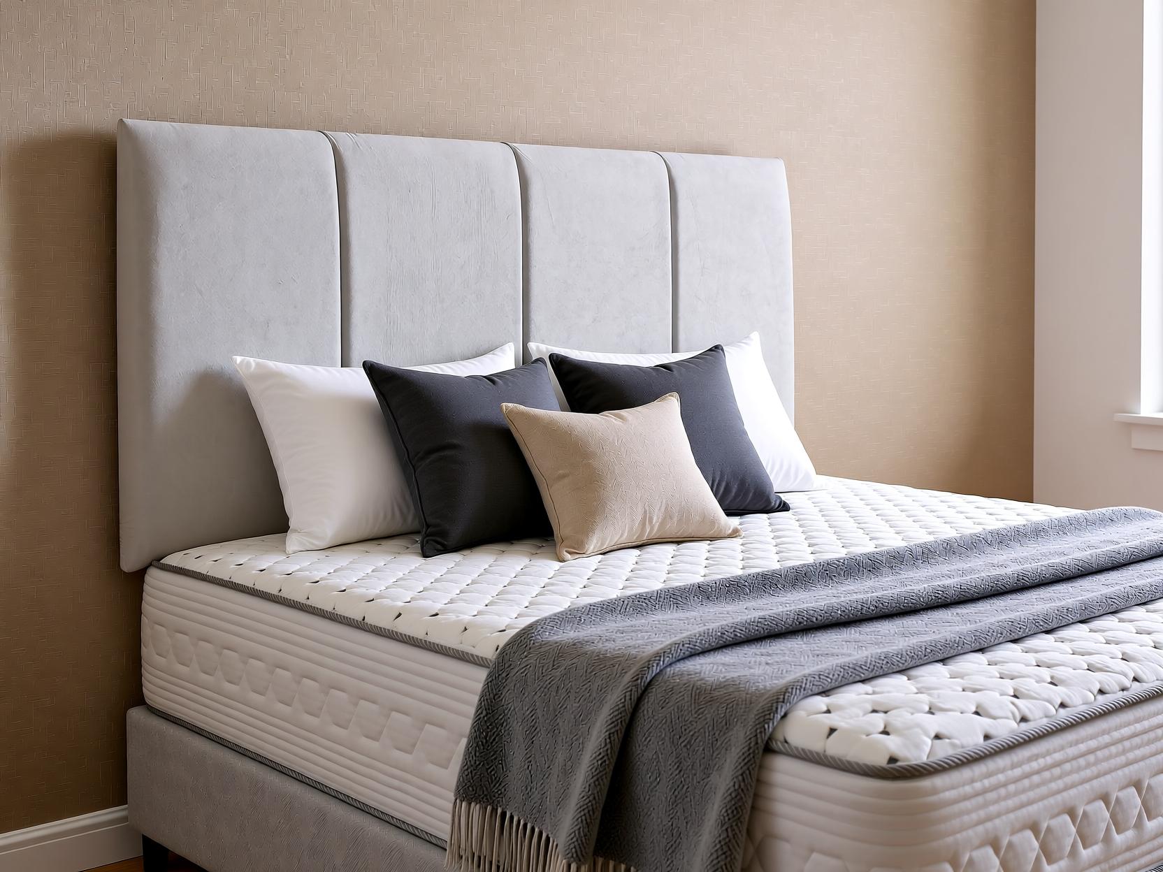 Worcester Upholstered Headboard – Sleep Comfi Beds - Sleepcomfibeds